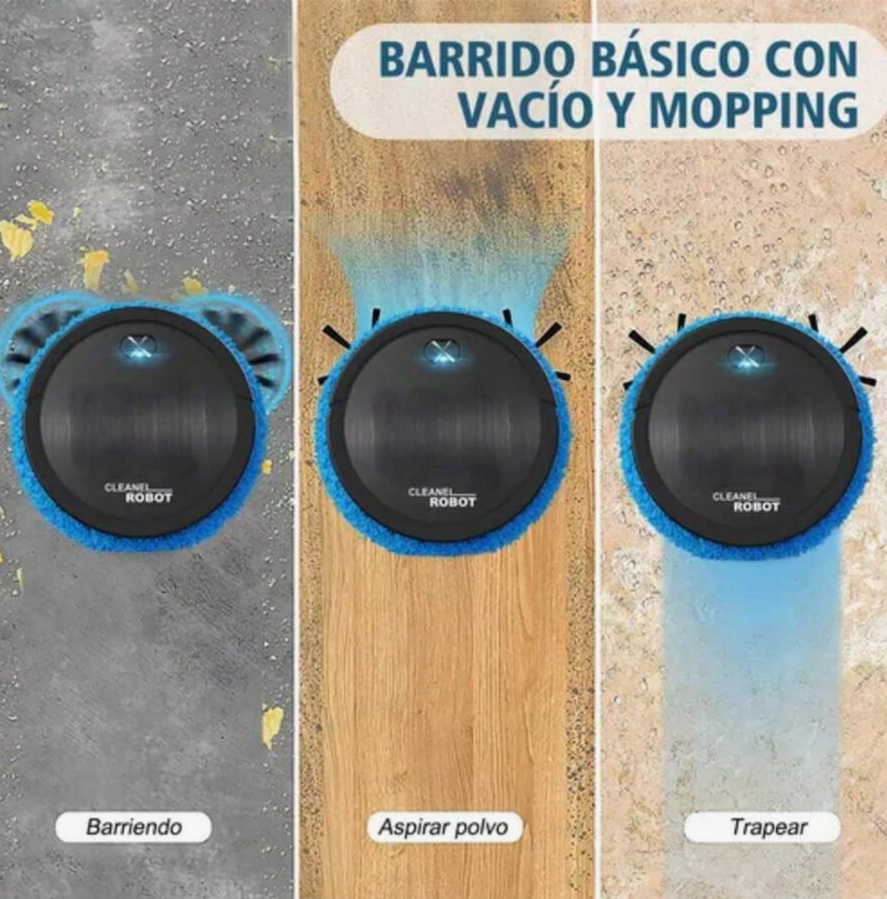 Mini Robot Aspiradora & Trapeador + Envío Gratis