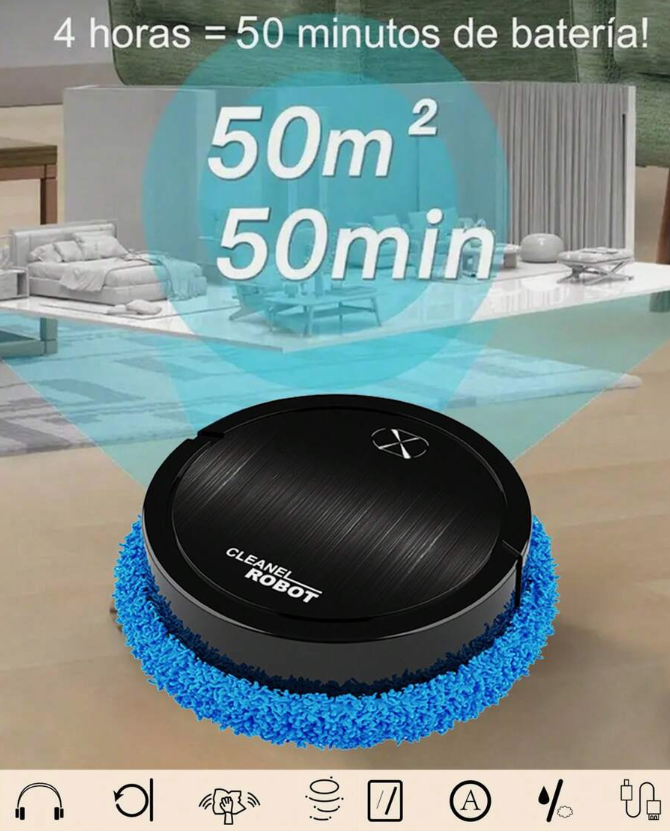 Mini Robot Aspiradora & Trapeador + Envío Gratis