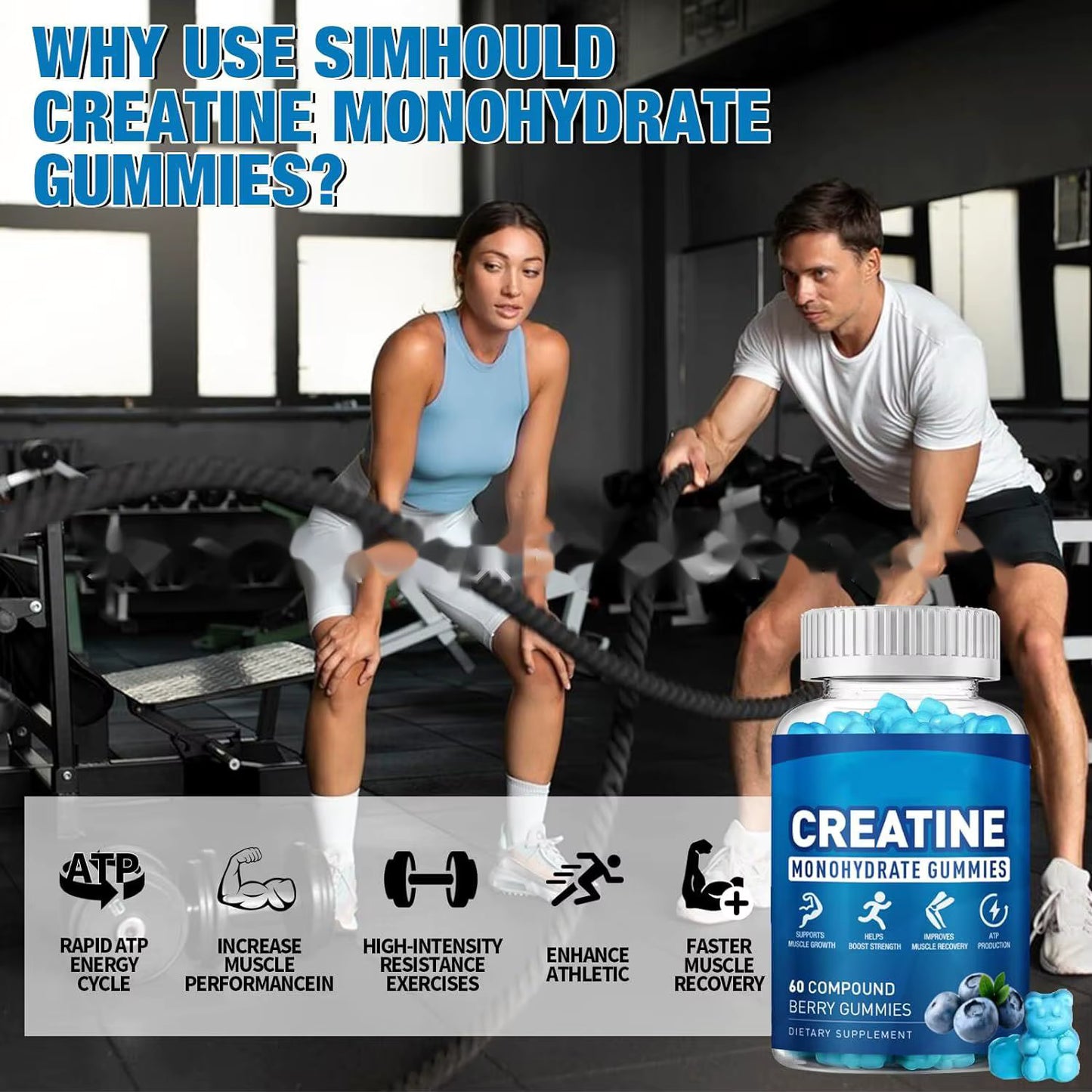 CREATINE GUMMIES + Envío Gratis