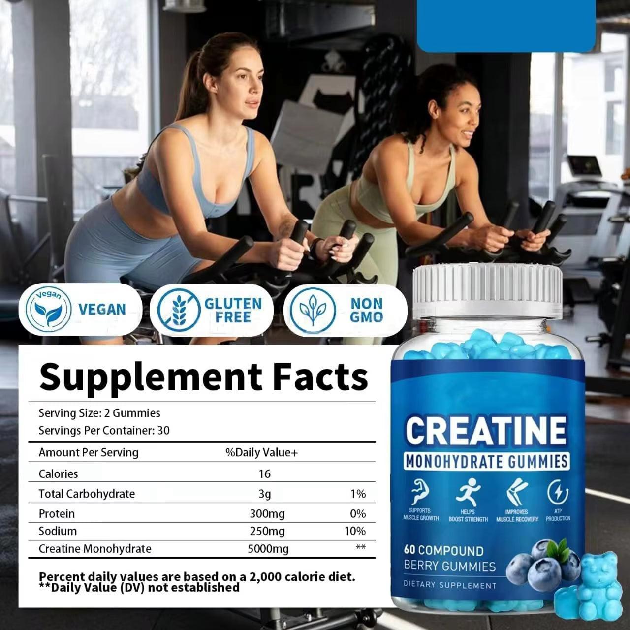CREATINE GUMMIES + Envío Gratis