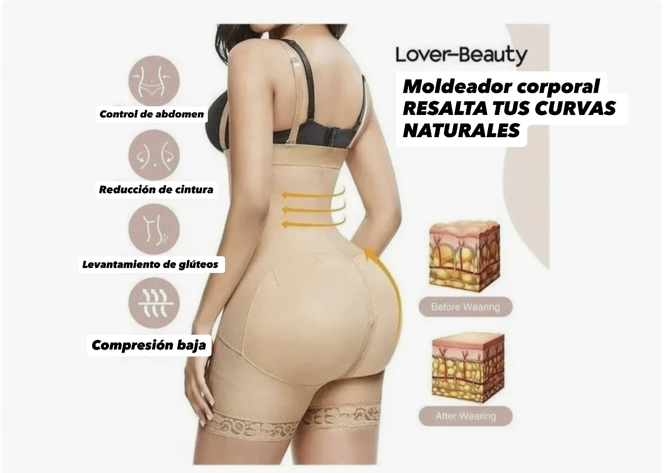 FAJA CURVY SIN CIRUGIA control abdomen y pierna + ENVIO GRATIS