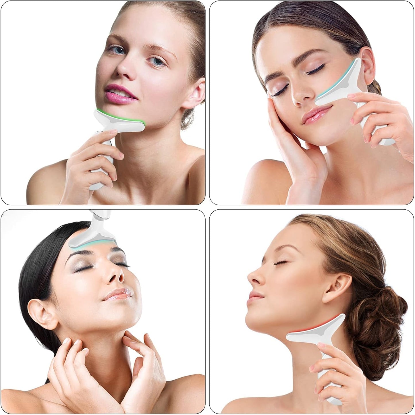Masajeador Facial Luz Led + Envío Gratis