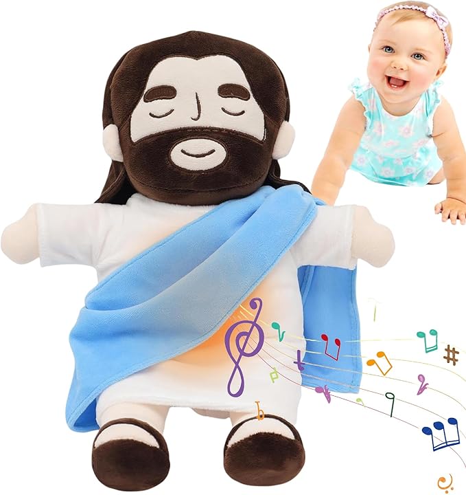 PELUCHE DE JESÚS QUE RESPIRA + Envío Gratis
